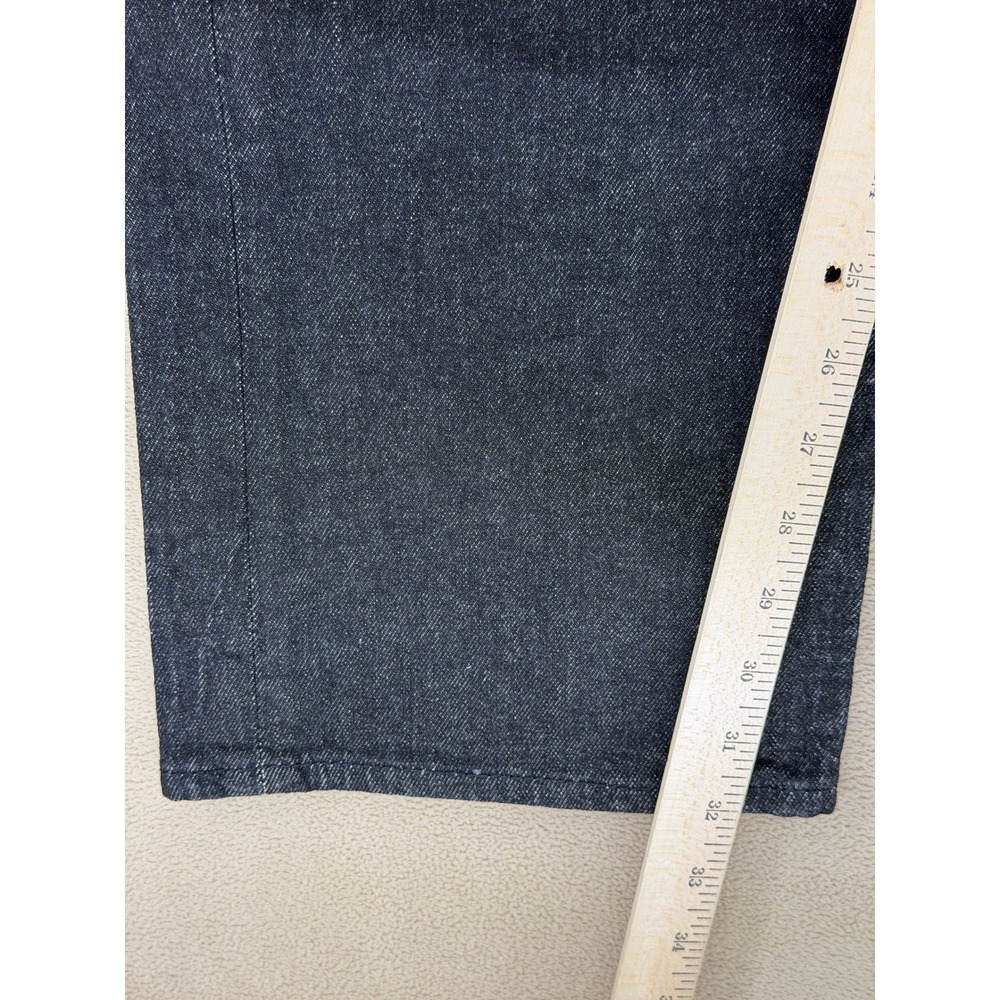 Levi Strauss 501 Jeans‎ Dark Wash Button Fly Straight Leg Men W40 L34 - Picture 6 of 11